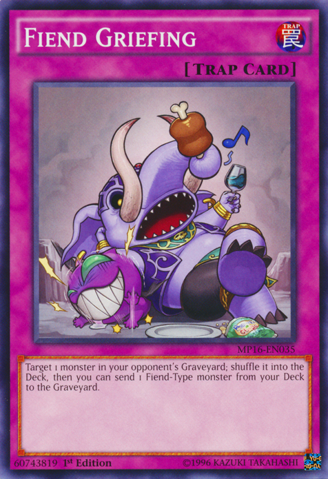 Fiend Griefing [MP16-EN035] Common | Good Games Adelaide SA