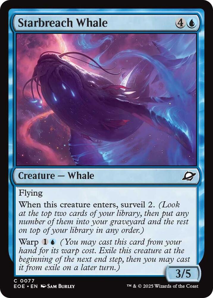 Starbreach Whale 77 (Edge of Eternities)  - Foil | Good Games Adelaide SA