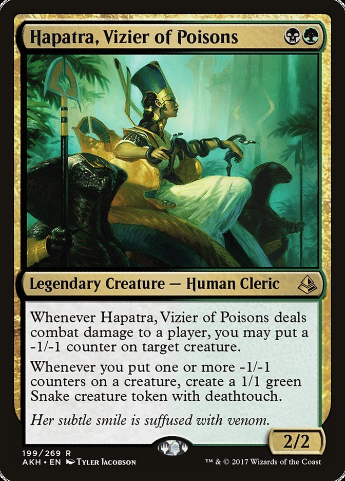 Hapatra, Vizier of Poisons 199 (Amonkhet)  | Good Games Adelaide SA