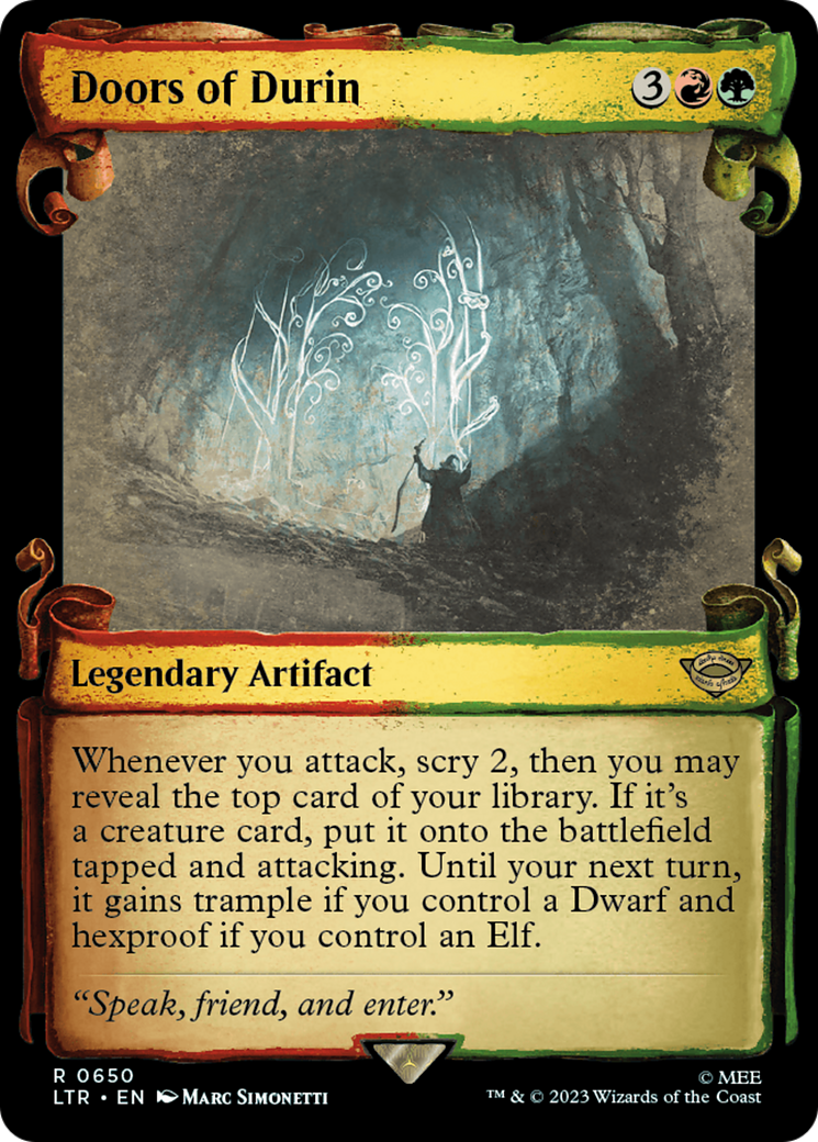 Doors of Durin [The Lord of the Rings: Tales of Middle-Earth Showcase Scrolls] | Good Games Adelaide SA