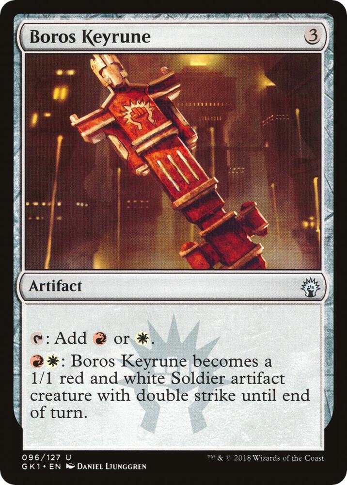 Boros Keyrune 96 (Guilds of Ravnica: Guild Kits)  | Good Games Adelaide SA