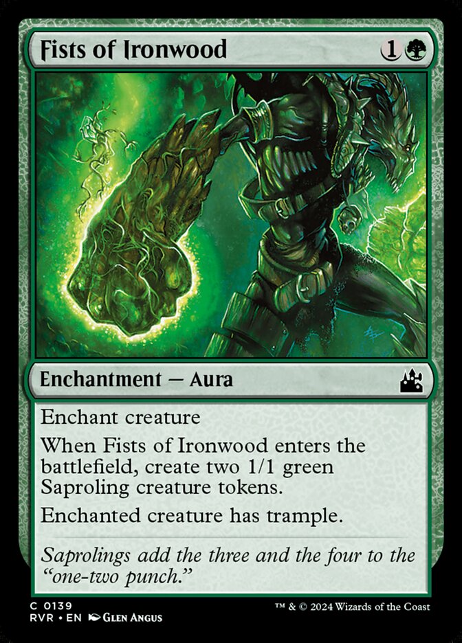 Fists of Ironwood 139 (Ravnica Remastered)  - Foil | Good Games Adelaide SA
