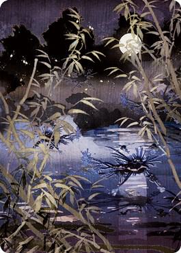 Swamp 297 Art Card 81 (Art Series: Kamigawa: Neon Dynasty)  | Good Games Adelaide SA