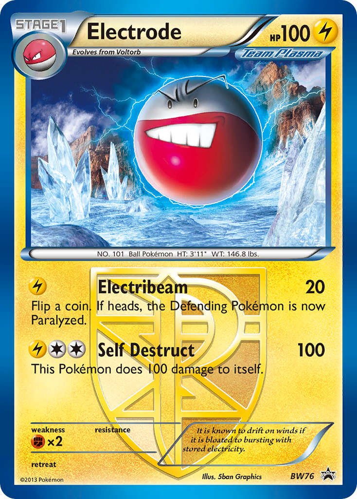 Electrode (BW76) [Black & White: Black Star Promos] | Good Games Adelaide SA