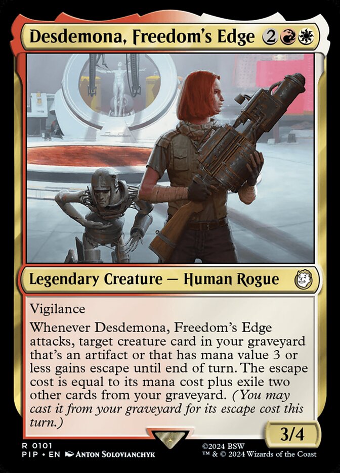 Desdemona, Freedom's Edge 101 (Universes Beyond: Fallout)  | Good Games Adelaide SA