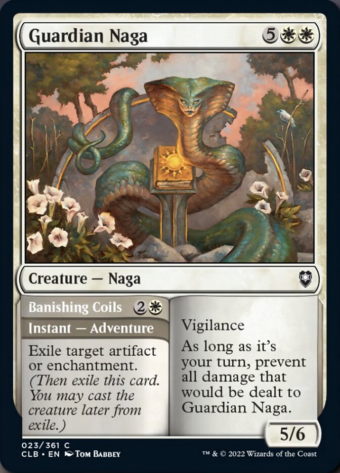 Guardian Naga // Banishing Coils [Commander Legends: Battle for Baldur's Gate] | Good Games Adelaide SA