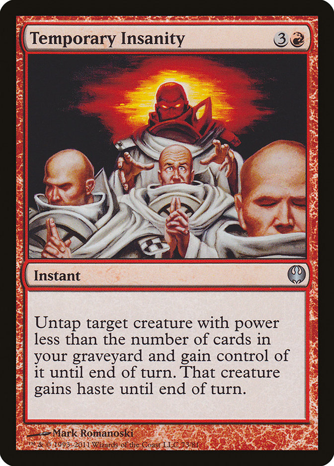Temporary Insanity [Duel Decks: Knights vs. Dragons] | Good Games Adelaide SA