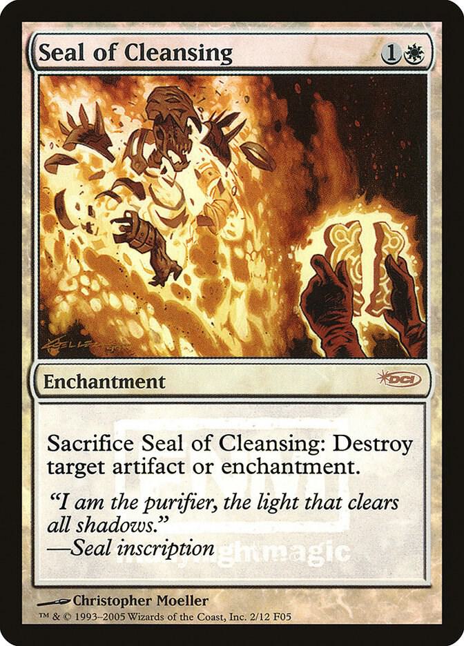 Seal of Cleansing 2 (FNM Promos)  - Foil | Good Games Adelaide SA