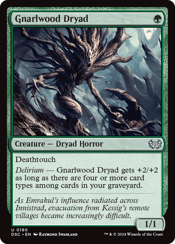 Gnarlwood Dryad [Duskmourn: House of Horror Commander] | Good Games Adelaide SA