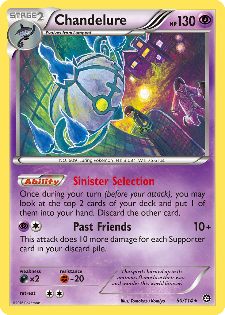 Chandelure (50/114) [XY: Steam Siege] | Good Games Adelaide SA