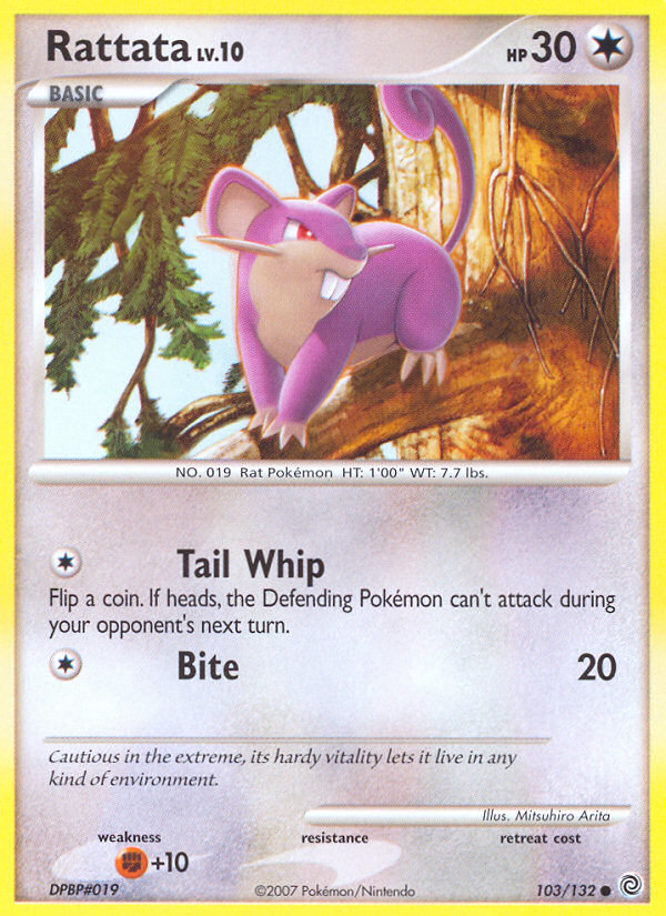 Rattata (103/132) [Diamond & Pearl: Secret Wonders] | Good Games Adelaide SA