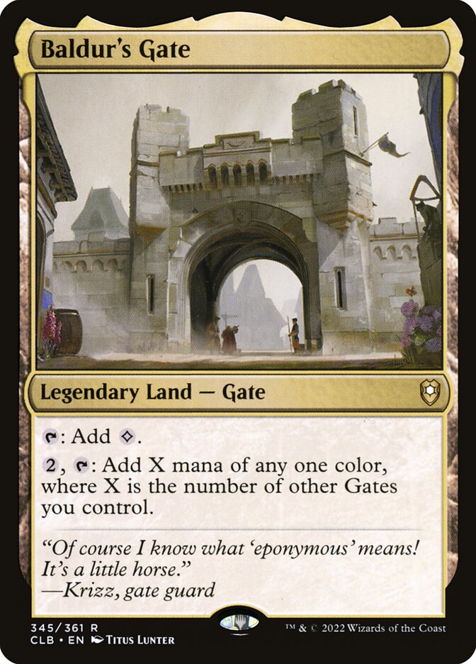Baldurs Gate 345 (Commander Legends: Battle for Baldur's Gate)  - Foil | Good Games Adelaide SA