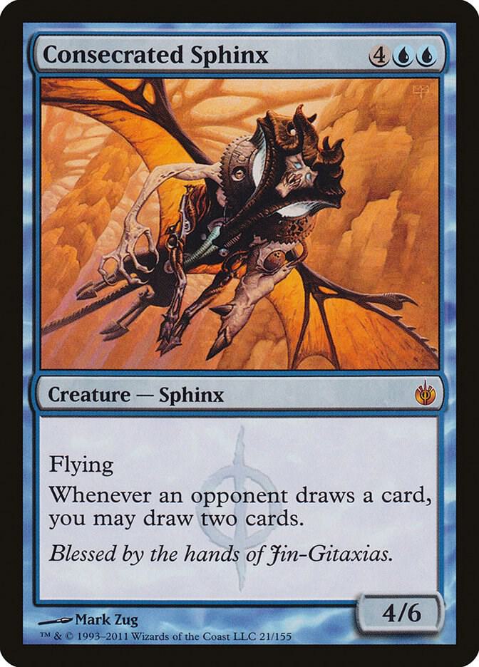 Consecrated Sphinx 21 (Mirrodin Besieged)  | Good Games Adelaide SA