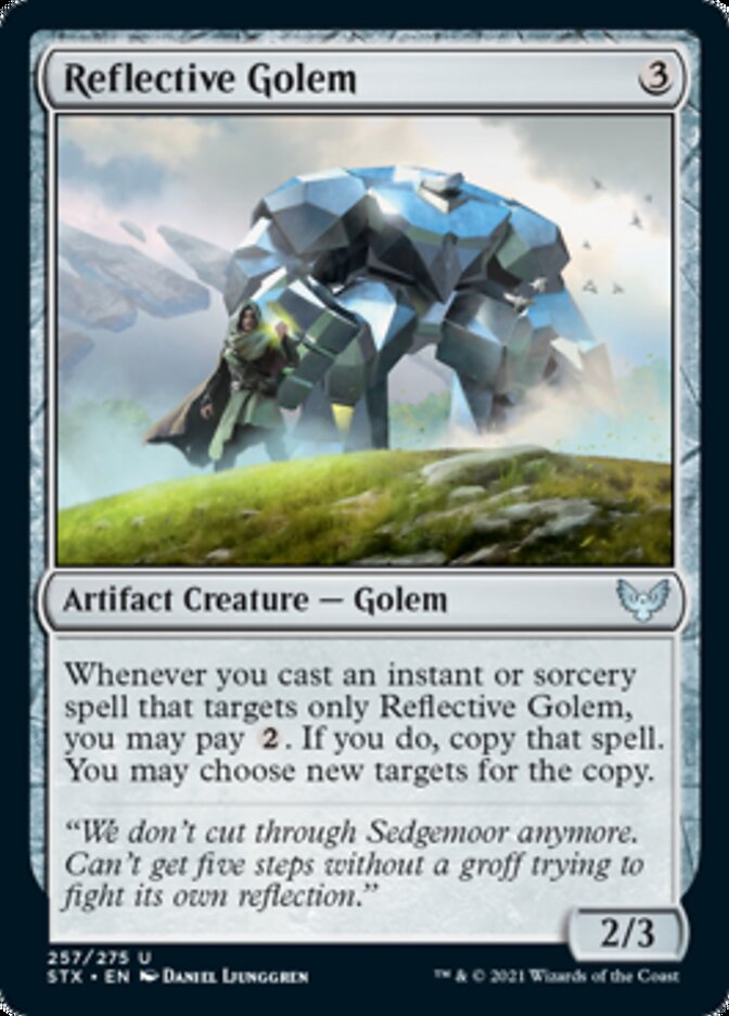 Reflective Golem [Strixhaven: School of Mages] | Good Games Adelaide SA