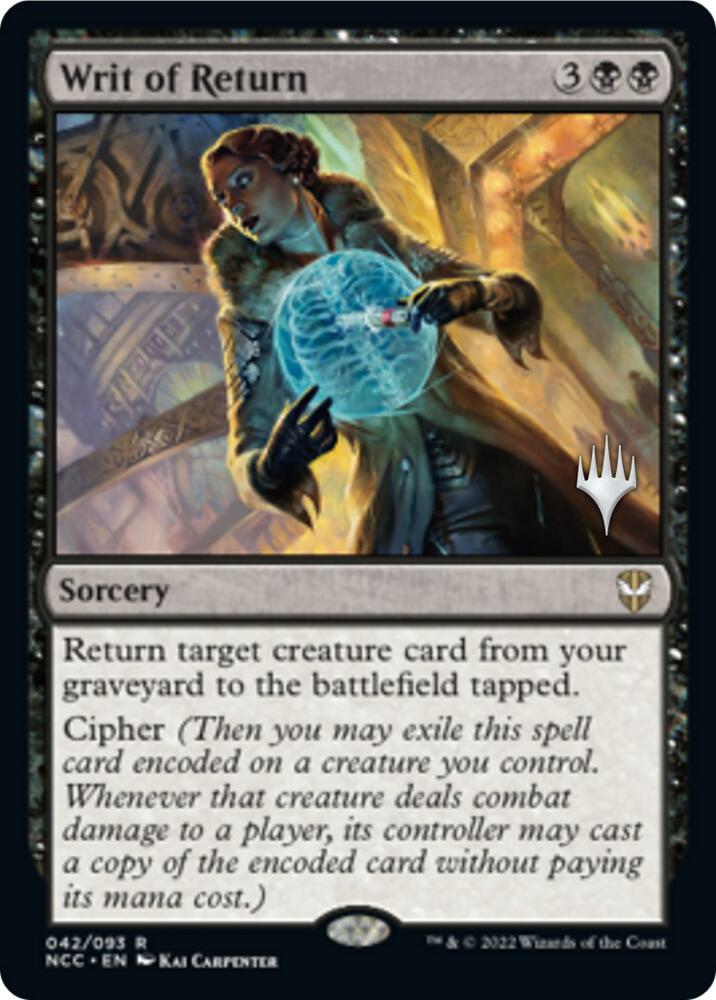 Writ of Return 42 (Promo Pack: Streets of New Capenna)  - Foil | Good Games Adelaide SA