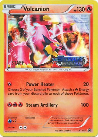 Volcanion (XY145) (Staff) [XY: Black Star Promos] | Good Games Adelaide SA