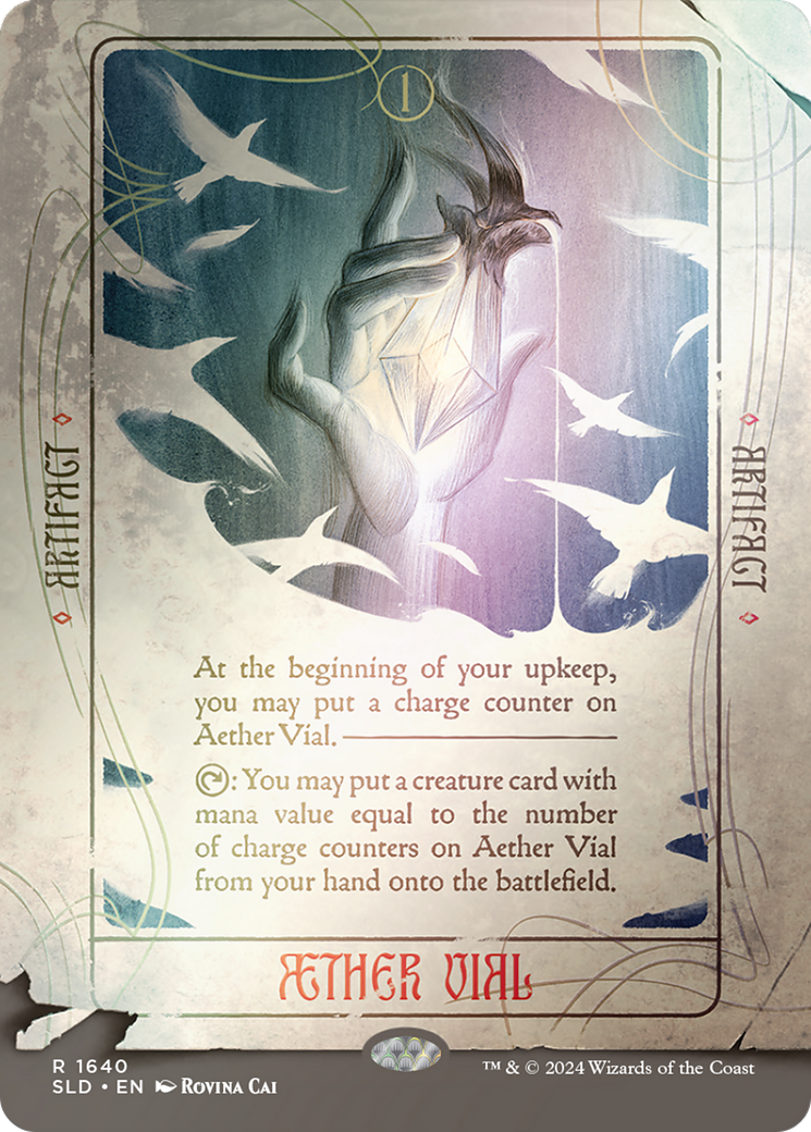 Aether Vial (Rainbow Foil) [Secret Lair Drop Series] | Good Games Adelaide SA