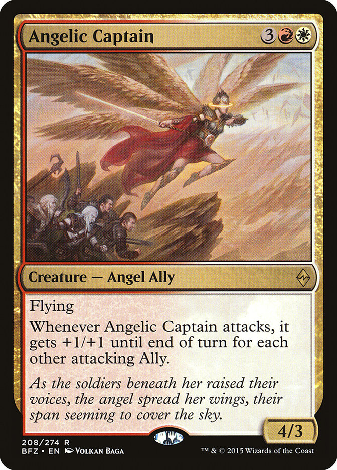 Angelic Captain [Battle for Zendikar] | Good Games Adelaide SA