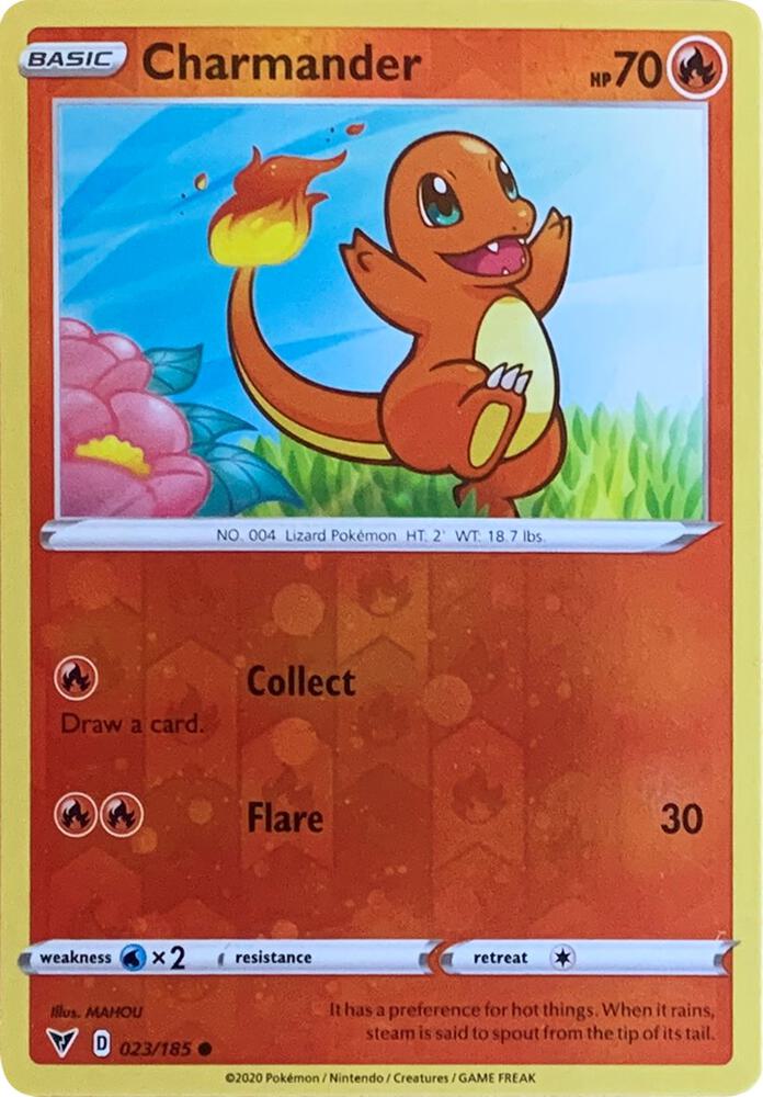 Charmander 023/185 (Miscellaneous Cards & Products)  - Reverse Cosmo Holofoil | Good Games Adelaide SA