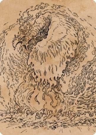 Nemesis Phoenix Art Card 56 (Art Series: Commander Legends: Battle for Baldur's Gate)  | Good Games Adelaide SA