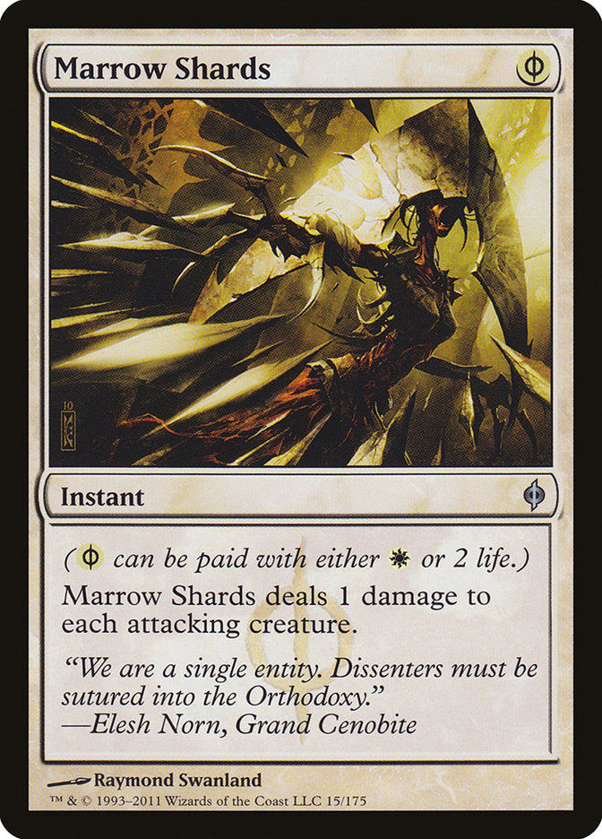 Marrow Shards 15 (New Phyrexia)  - Foil | Good Games Adelaide SA