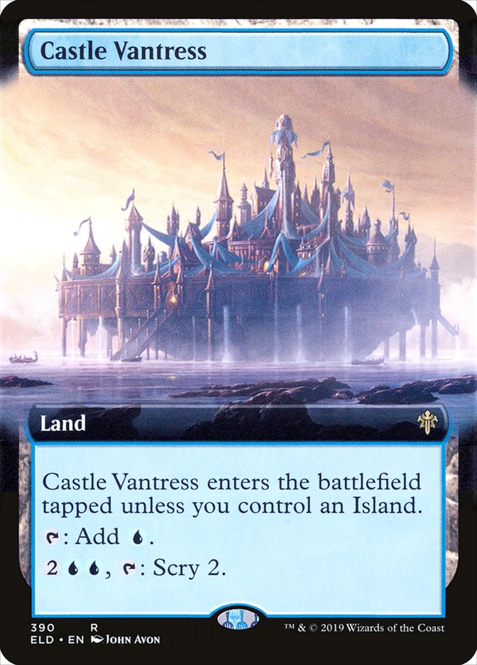 Castle Vantress (Extended Art) [Throne of Eldraine] | Good Games Adelaide SA