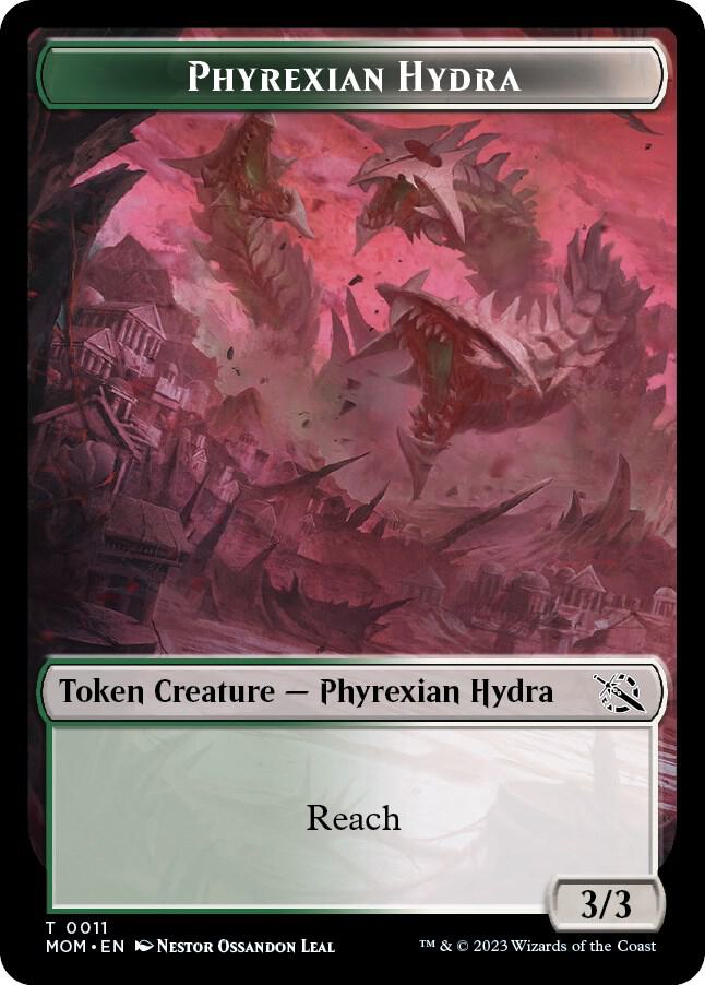 Phyrexian Hydra Token 0011 11 (March of the Machine)  | Good Games Adelaide SA