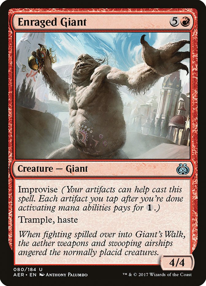 Enraged Giant 80 (Aether Revolt)  - Foil | Good Games Adelaide SA