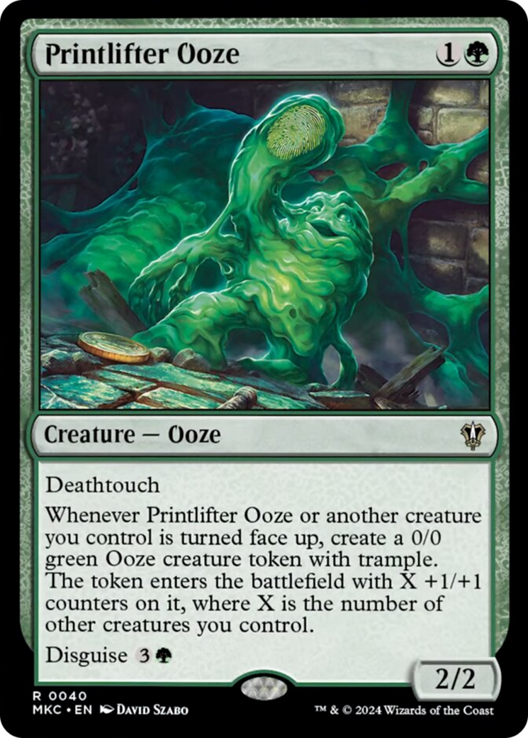 Printlifter Ooze [Murders at Karlov Manor Commander] | Good Games Adelaide SA