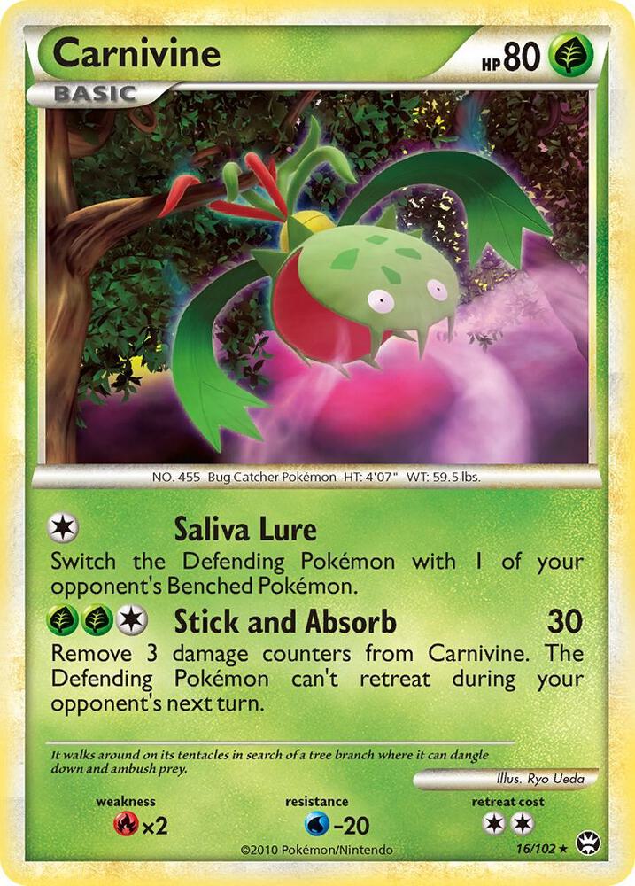 Carnivine 16/102 (Triumphant)  - Reverse Holofoil | Good Games Adelaide SA
