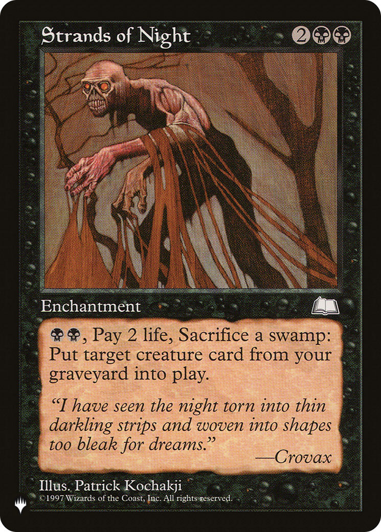 Strands of Night [The List Reprints] | Good Games Adelaide SA