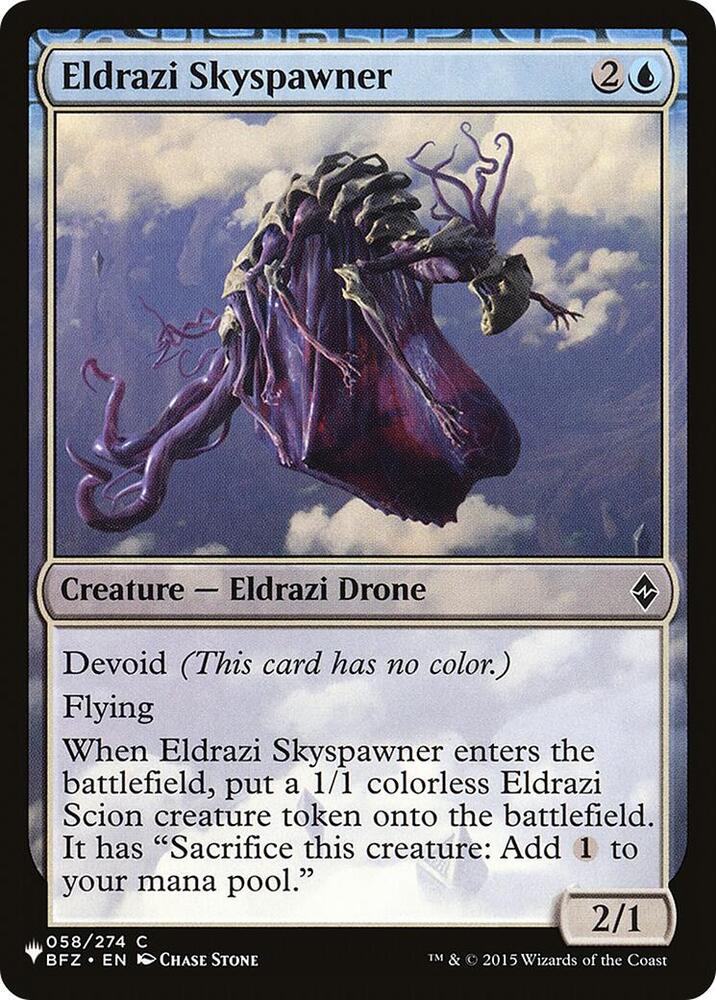 Eldrazi Skyspawner 058/274 (The List Reprints)  | Good Games Adelaide SA