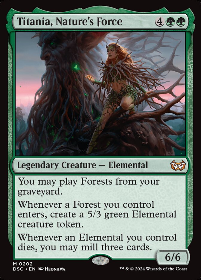 Titania, Nature's Force 202 (Commander: Duskmourn: House of Horror)  | Good Games Adelaide SA