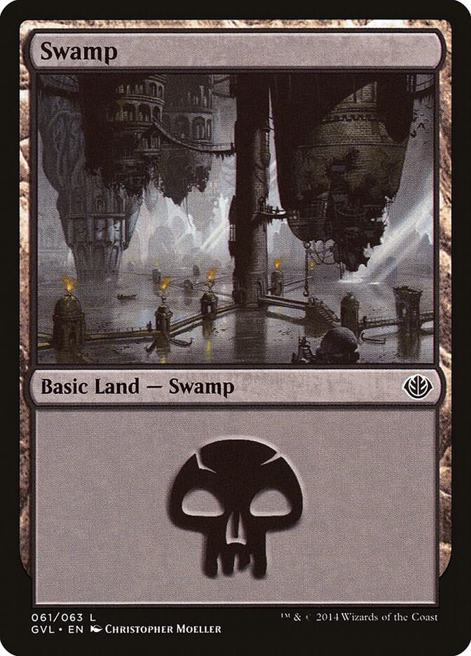 Swamp 061 GVL 61 (Duel Decks: Anthology)  | Good Games Adelaide SA
