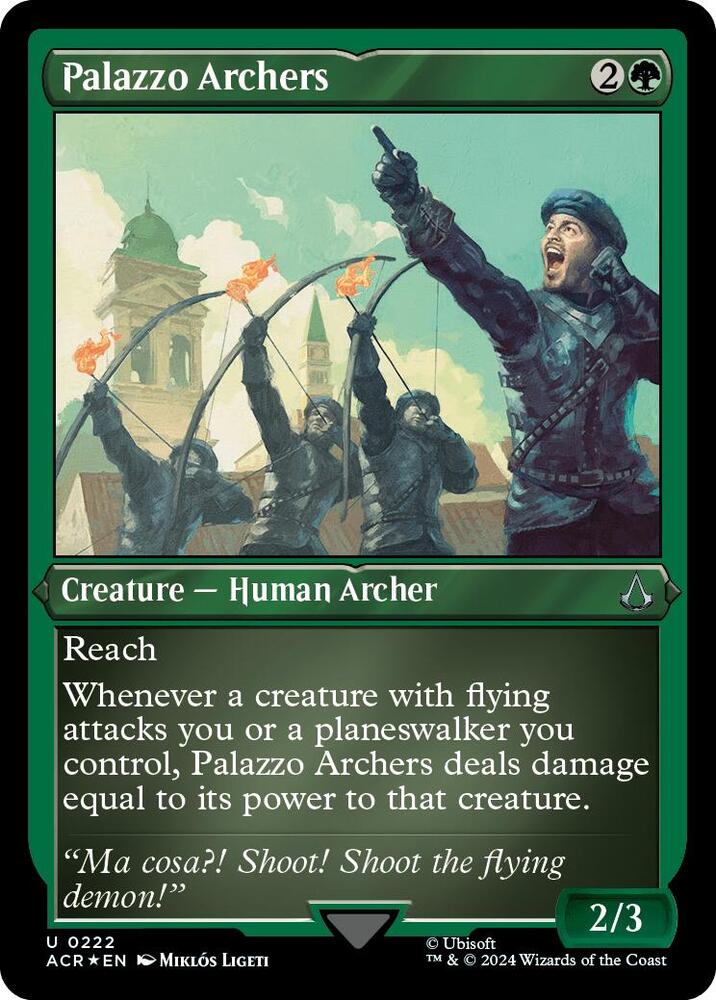 Palazzo Archers 222 (Universes Beyond: Assassin's Creed)  - Foil | Good Games Adelaide SA