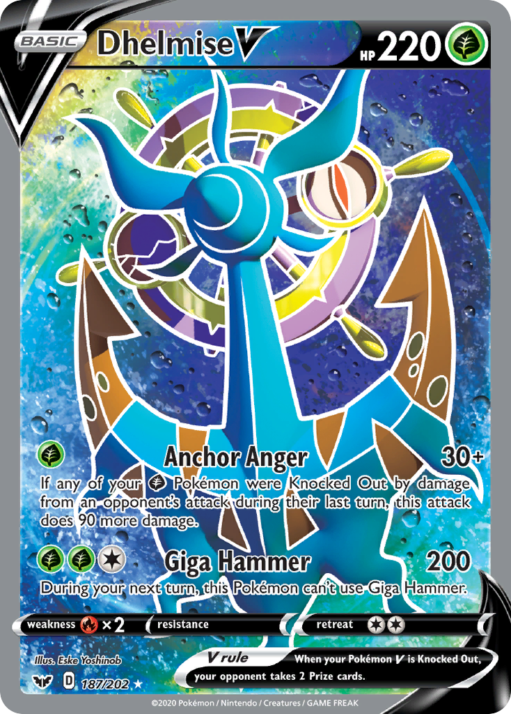 Dhelmise V (187/202) [Sword & Shield: Base Set] | Good Games Adelaide SA