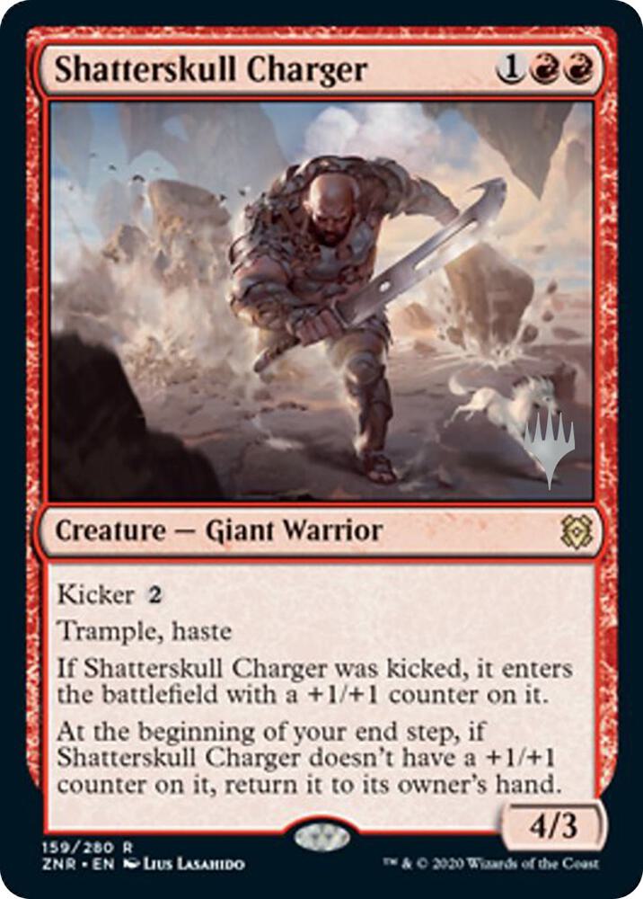 Shatterskull Charger 159 (Promo Pack: Zendikar Rising)  | Good Games Adelaide SA