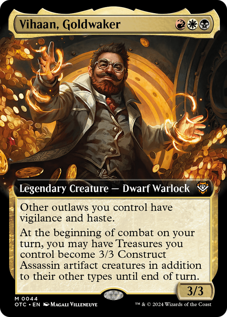 Vihaan, Goldwaker (Extended Art) [Outlaws of Thunder Junction Commander] | Good Games Adelaide SA