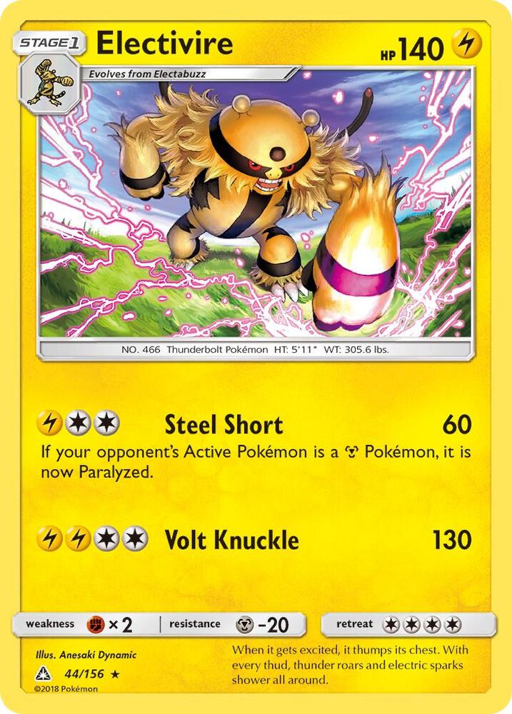 Electivire 44/156 (SM - Ultra Prism)  | Good Games Adelaide SA