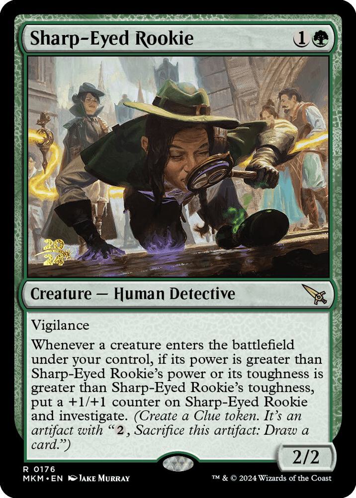 Sharp Eyed Rookie 176 (Prerelease Cards)  - Foil | Good Games Adelaide SA