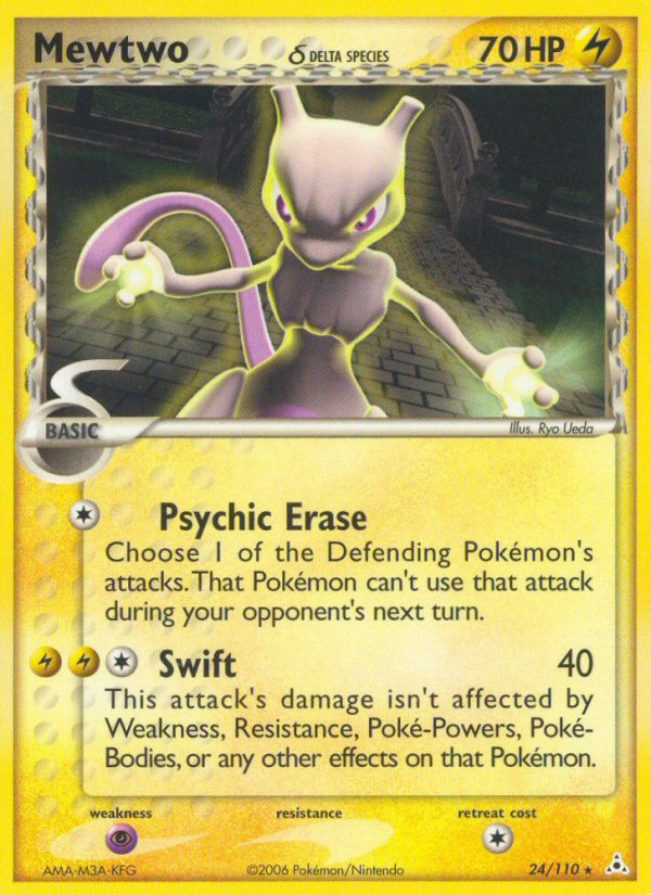 Mewtwo (24/110) (Delta Species) [EX: Holon Phantoms] | Good Games Adelaide SA