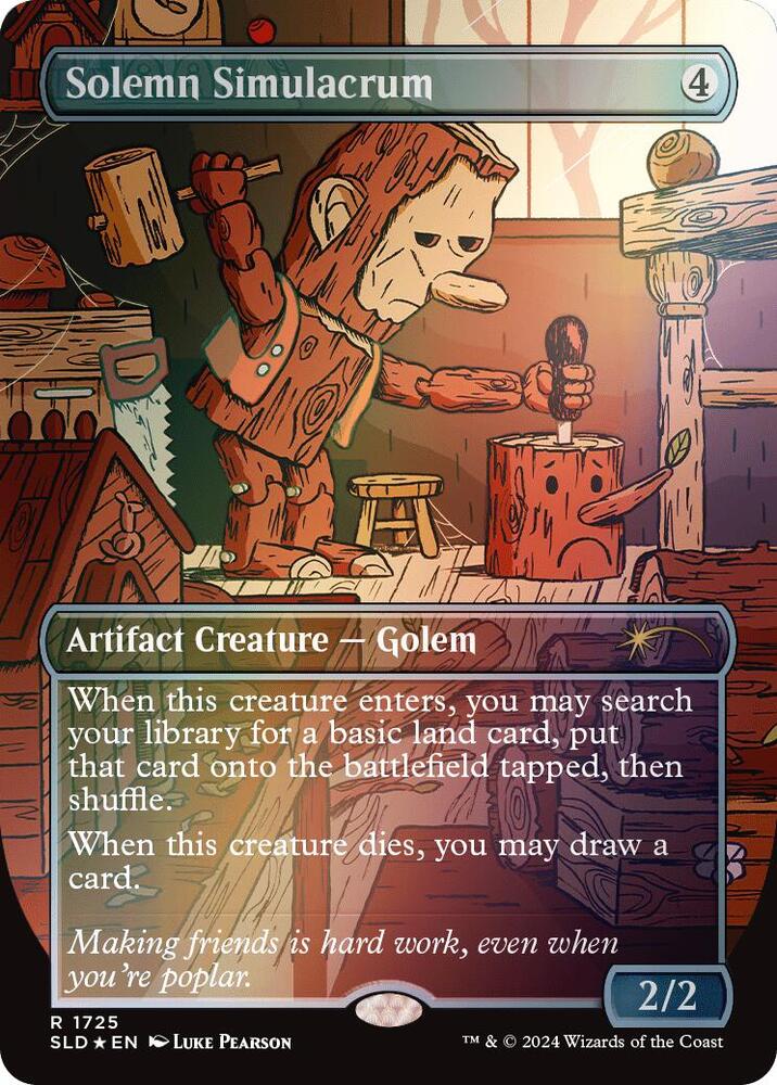 Solemn Simulacrum 1725 Rainbow Foil 1725 (Secret Lair Drop Series)  - Foil | Good Games Adelaide SA