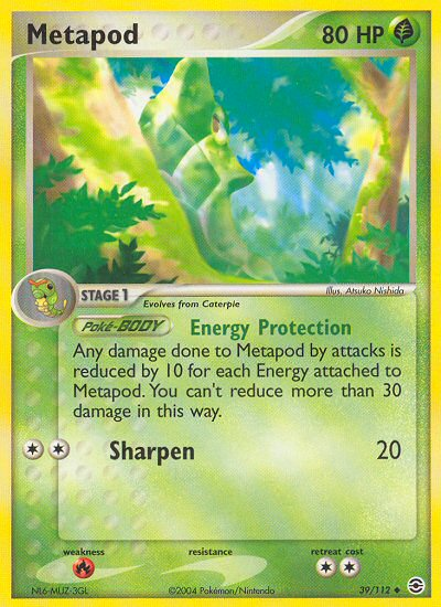 Metapod (39/112) [EX: FireRed & LeafGreen] | Good Games Adelaide SA