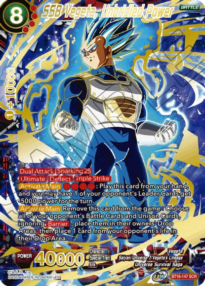 SSB Vegeta, Unbridled Power [BT16-147] | Good Games Adelaide SA