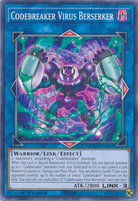 Codebreaker Virus Berserker [ETCO-EN051] Common | Good Games Adelaide SA