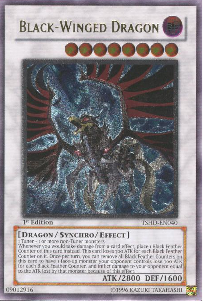 Black-Winged Dragon [TSHD-EN040] Ultimate Rare | Good Games Adelaide SA