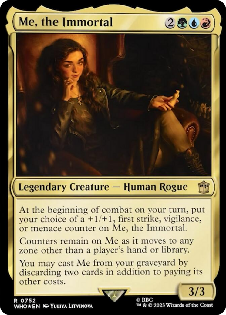 Me, the Immortal (Surge Foil) [Doctor Who] | Good Games Adelaide SA