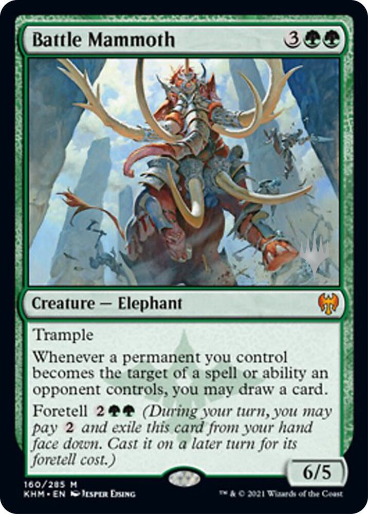 Battle Mammoth 160 (Promo Pack: Kaldheim)  | Good Games Adelaide SA