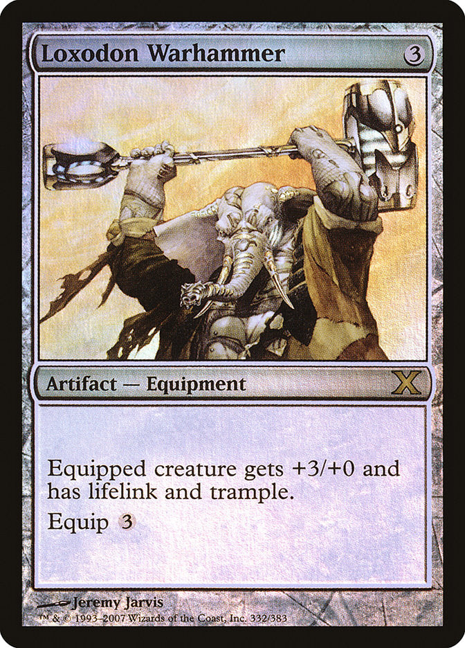 Loxodon Warhammer (Premium Foil) [Tenth Edition] | Good Games Adelaide SA