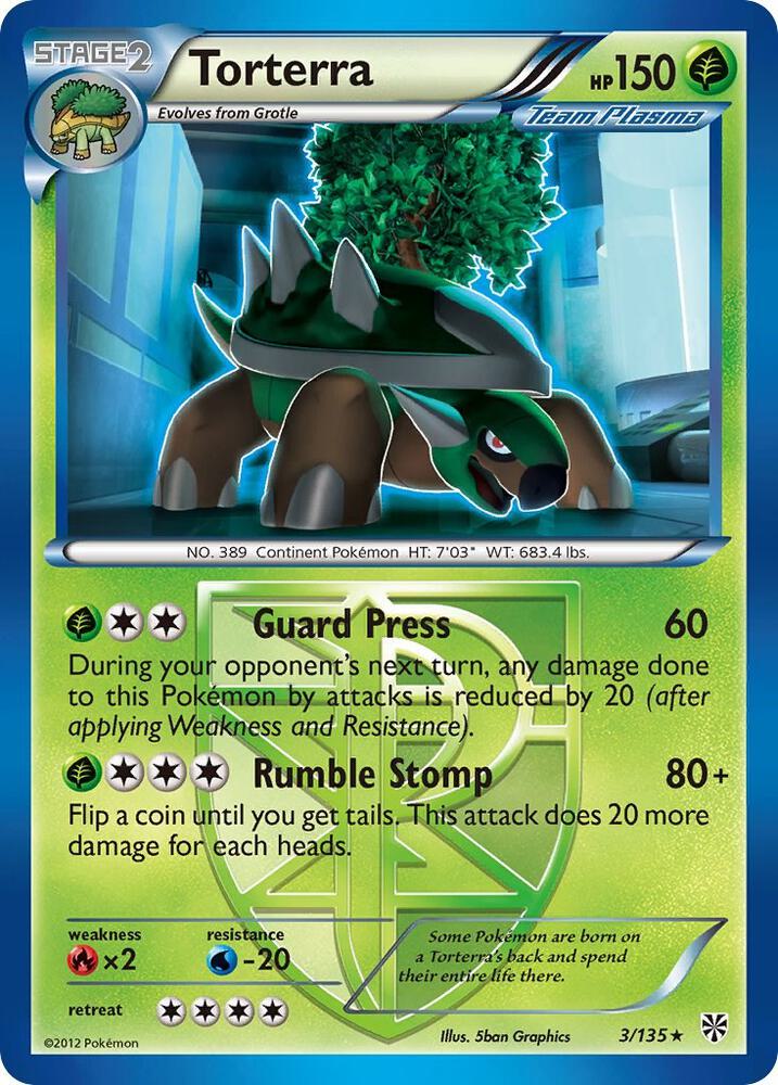 Torterra Team Plasma 3/135 (Plasma Storm)  | Good Games Adelaide SA